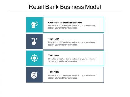 Retail bank business model ppt powerpoint presentation portfolio maker cpb