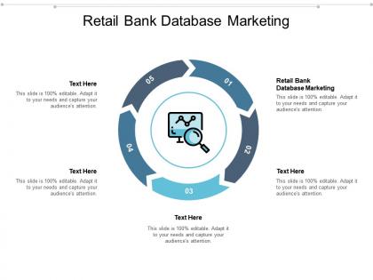 Retail bank database marketing ppt powerpoint presentation gallery master slide cpb