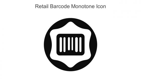 Retail Barcode Monotone Icon In Powerpoint Pptx Png And Editable Eps Format