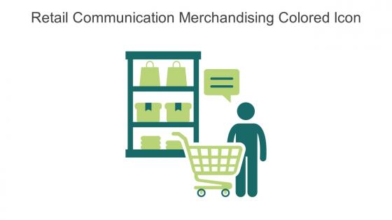 Retail Communication Merchandising Colored Icon In Powerpoint Pptx Png And Editable Eps Format