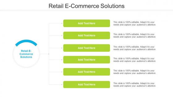 Retail E Commerce Solutions Ppt Powerpoint Presentation Show Designs Download Cpb