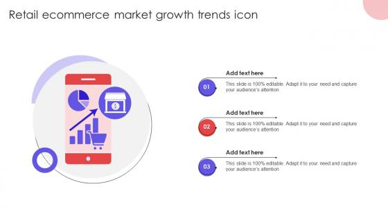 Retail Ecommerce Market Growth Trends Icon