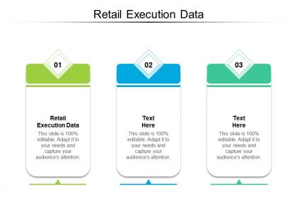 Retail execution data ppt powerpoint presentation outline diagrams cpb