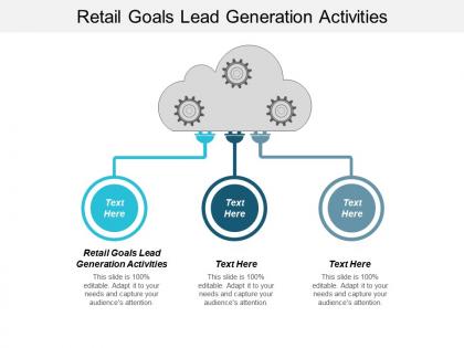 Retail goals lead generation activities ppt powerpoint presentation styles ideas cpb