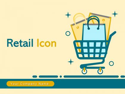 Retail Icon Dollar Cart Price Tag Cash Counter Bubble