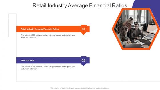 Retail Industry Average Financial Ratios In Powerpoint And Google Slides Cpb