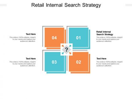 Retail internal search strategy ppt powerpoint presentation ideas design templates cpb