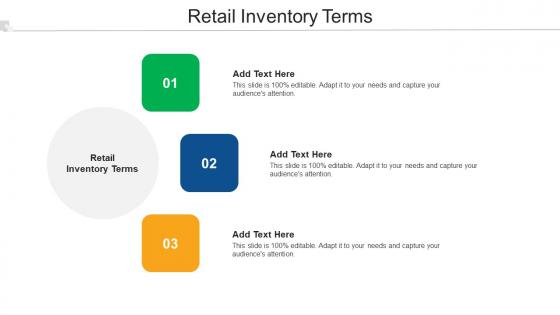 Retail Inventory Terms Ppt Powerpoint Presentation Icon Infographics Cpb