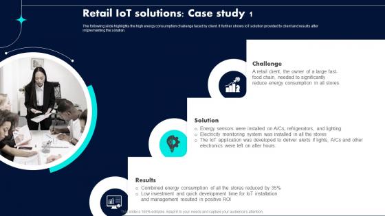 Retail IoT Solutions Case Study 1 Retail Industry Adoption Of IoT Technology