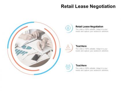 Retail lease negotiation ppt powerpoint presentation professional example cpb