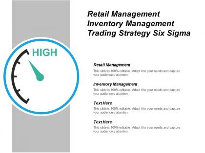 Retail management inventory management trading strategy six sigma cpb