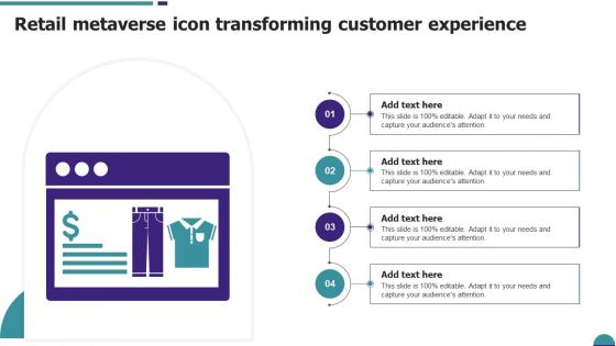 Retail Metaverse Icon Transforming Customer Experience