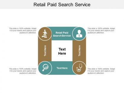 Retail paid search service ppt powerpoint presentation ideas portfolio cpb
