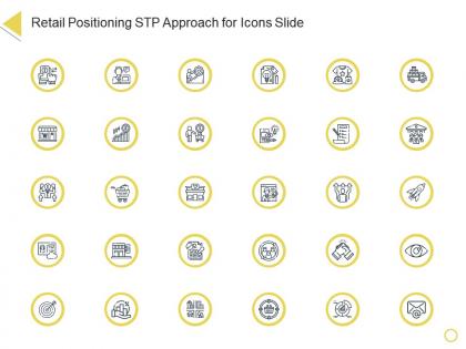 Retail positioning stp approach for icons slide ppt powerpoint presentation styles portfolio