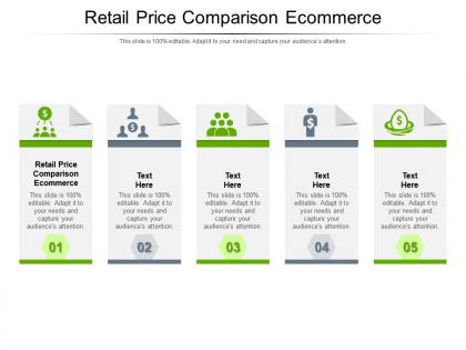 Retail price comparison ecommerce ppt powerpoint presentation pictures display cpb