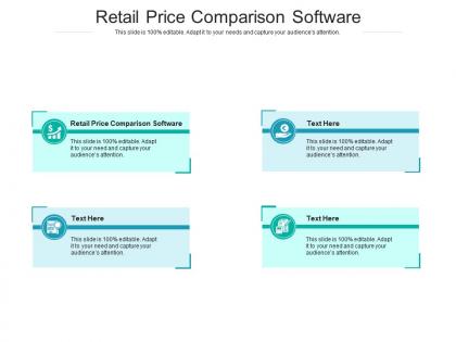 Retail price comparison software ppt powerpoint presentation infographic template samples cpb