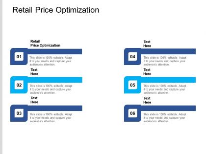 Retail price optimization ppt powerpoint presentation portfolio elements cpb