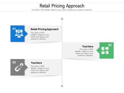 Retail pricing approach ppt powerpoint presentation inspiration influencers cpb
