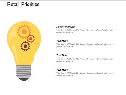 Retail priorities ppt powerpoint presentation icon file formats cpb