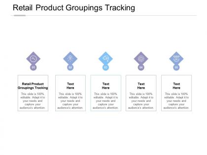 Retail product groupings tracking ppt powerpoint presentation file background image cpb