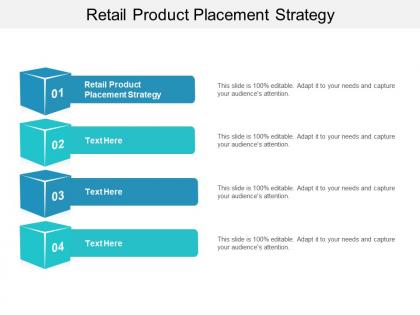 Retail product placement strategy ppt powerpoint presentation gallery example cpb