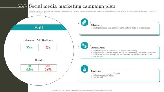 Retail Promotion Techniques Social Media Marketing Campaign Plan MKT SS V