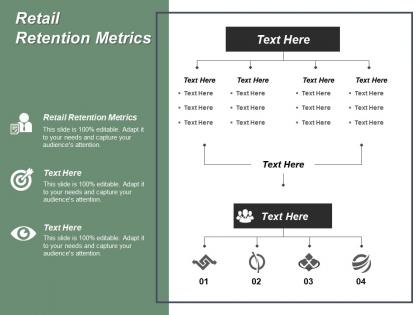 Retail retention metrics ppt powerpoint presentation inspiration display cpb