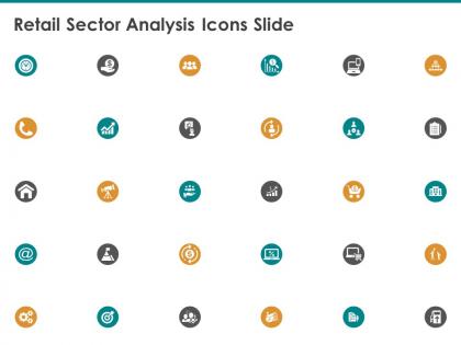 Retail sector analysis icons slide ppt powerpoint presentation background images