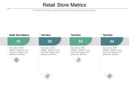 Retail store metrics ppt powerpoint presentation ideas files cpb
