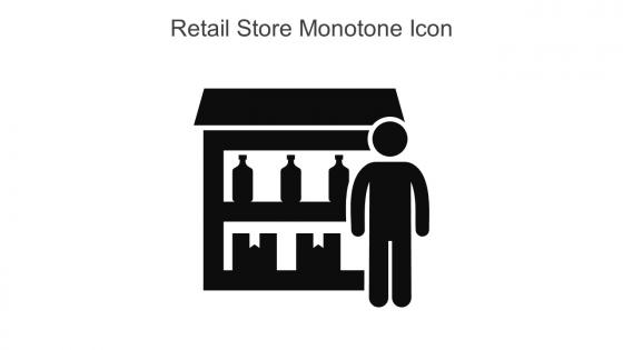 Retail Store Monotone Icon In Powerpoint Pptx Png And Editable Eps Format