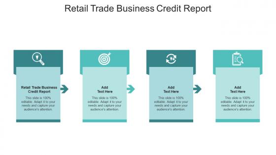 Retail Trade Business Credit Report In Powerpoint And Google Slides Cpb