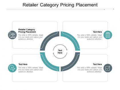 Retailer category pricing placement ppt powerpoint presentation styles guide cpb