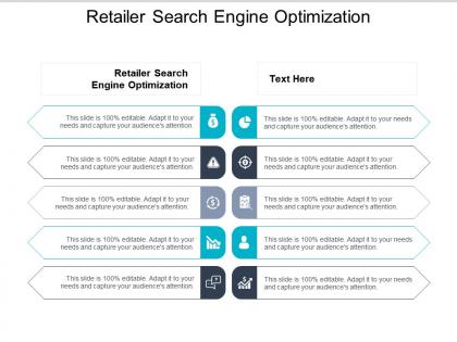 Retailer search engine optimization ppt powerpoint presentation gallery background cpb