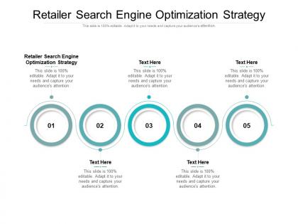 Retailer search engine optimization strategy ppt powerpoint outline cpb