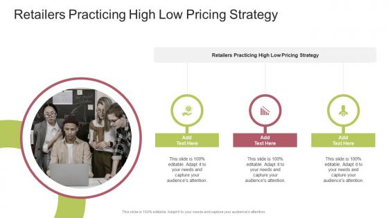 Retailers Practicing High Low Pricing Strategy In Powerpoint And Google Slides Cpb