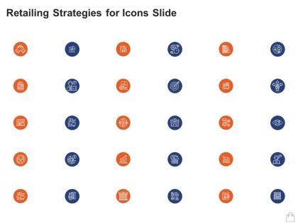 Retailing strategies for icons slide ppt powerpoint presentation layouts graphics