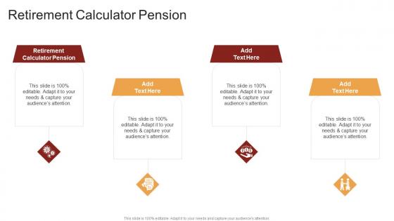 Retirement Calculator Pension In Powerpoint And Google Slides Cpb