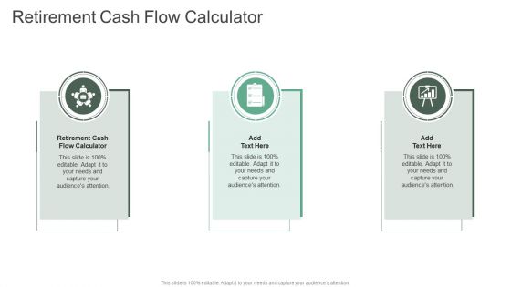 Retirement Cash Flow Calculator In Powerpoint And Google Slides Cpb