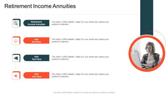 Retirement Income Annuities In Powerpoint And Google Slides Cpb