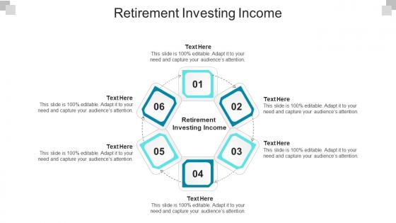 Retirement investing income ppt powerpoint presentation infographic template brochure cpb