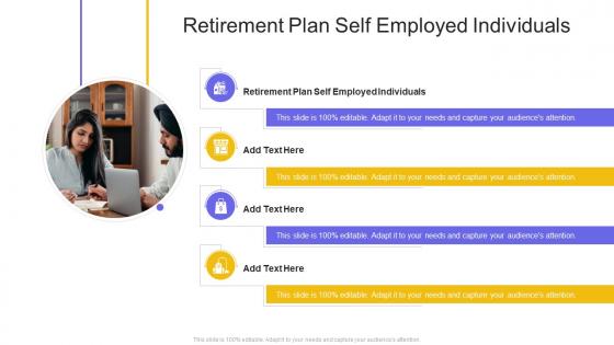 Retirement Plan Self Employed Individuals In Powerpoint And Google Slides Cpb