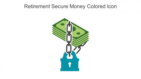 Retirement Secure Money Colored Icon In Powerpoint Pptx Png And Editable Eps Format