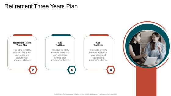 Retirement Three Years Plan In Powerpoint And Google Slides Cpb