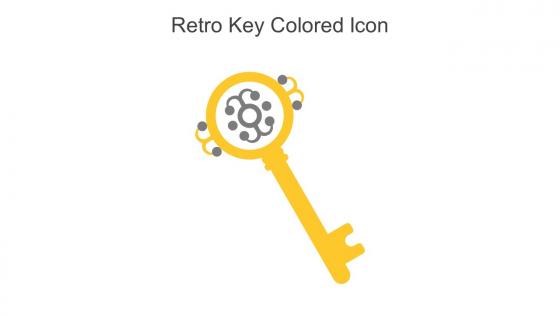 Retro Key Colored Icon In Powerpoint Pptx Png And Editable Eps Format