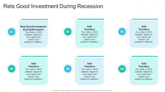 Rets Good Investment During Recession In Powerpoint And Google Slides Cpb