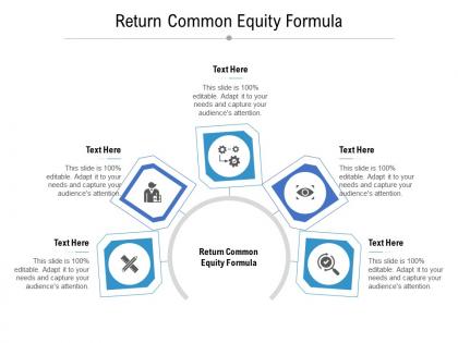 Return common equity formula ppt powerpoint presentation slides display cpb
