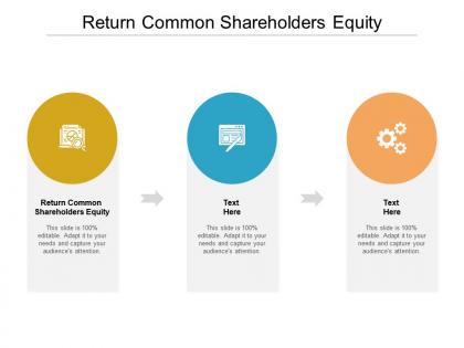 Return common shareholders equity ppt powerpoint presentation professional file formats cpb