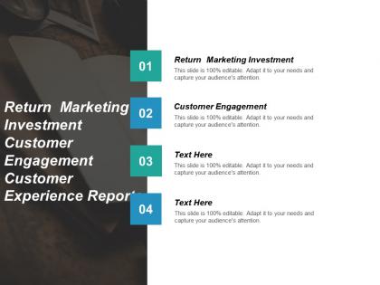 Return marketing investment customer engagement customer experience reports cpb
