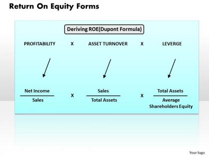 Return on equity forms powerpoint presentation slide template