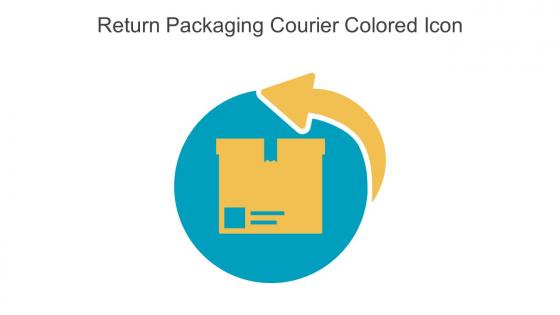 Return Packaging Courier Colored Icon In Powerpoint Pptx Png And Editable Eps Format
